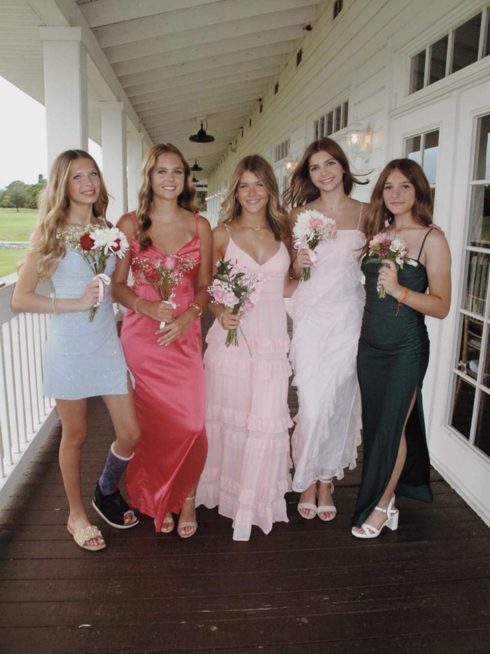 Lulu's Blush Pink Ruffle Tiered Maxi Dress - Picture 3 of 5